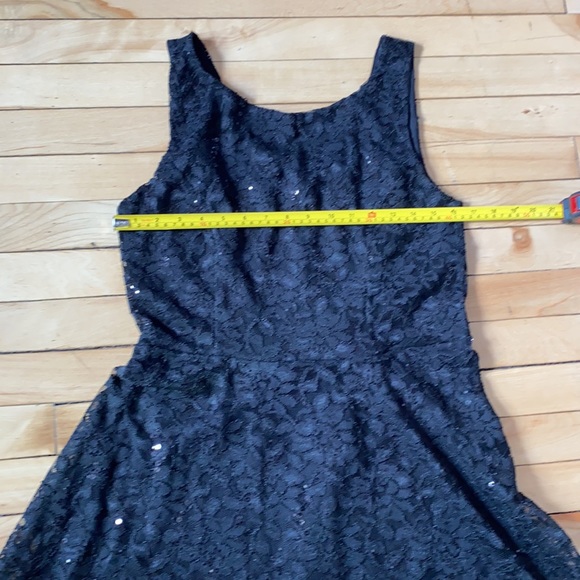 🍒 Black Lace Dress with a hint of Black Sequins!!!” - Picture 2 of 5
